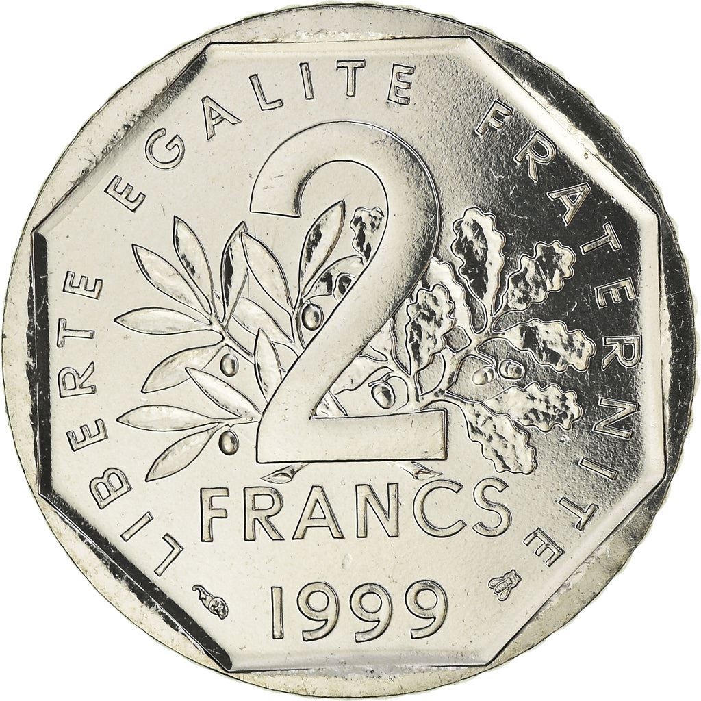 French Coin 2 Francs | KM942.1 | France | 1977 - 2001