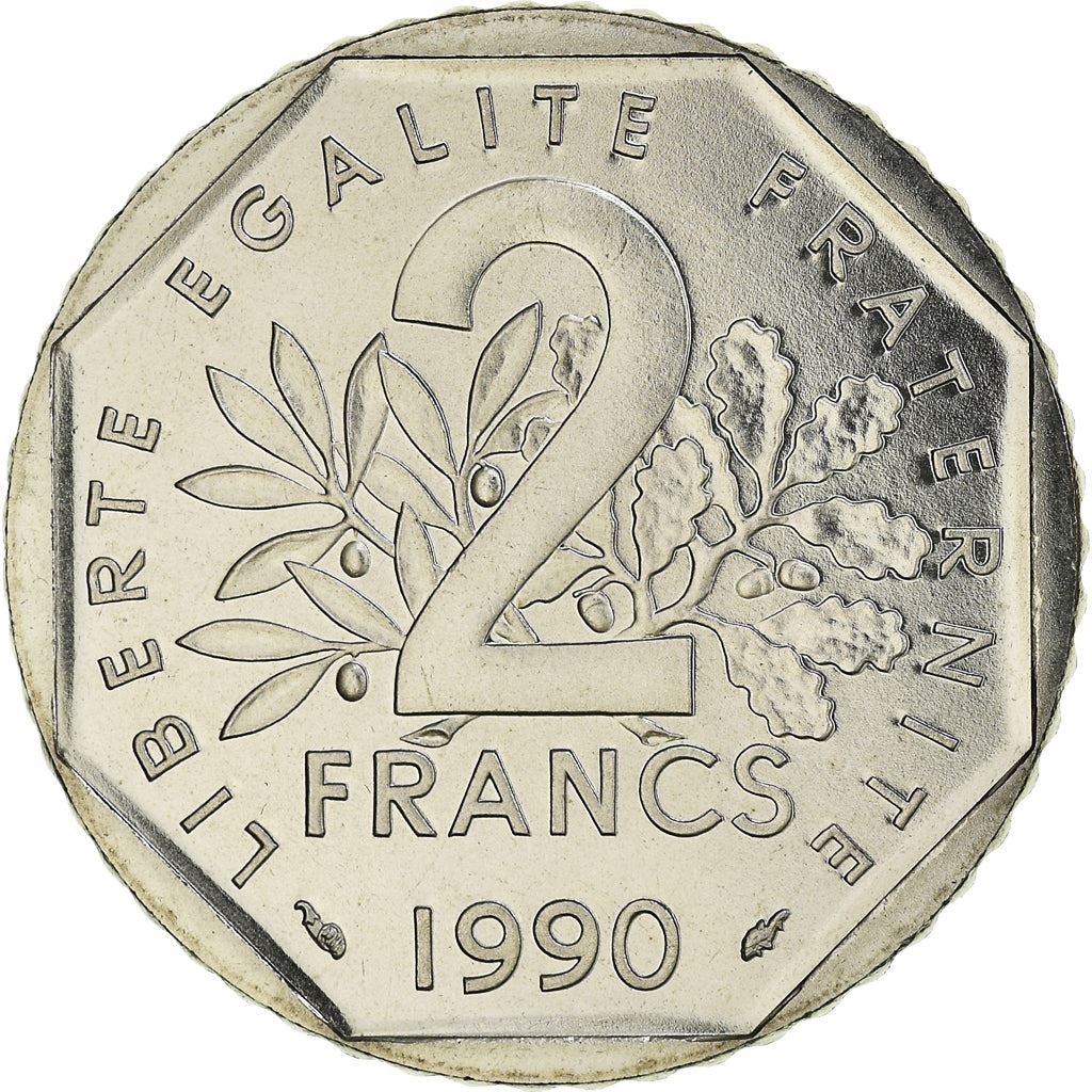 French Coin 2 Francs | KM942.1 | France | 1977 - 2001