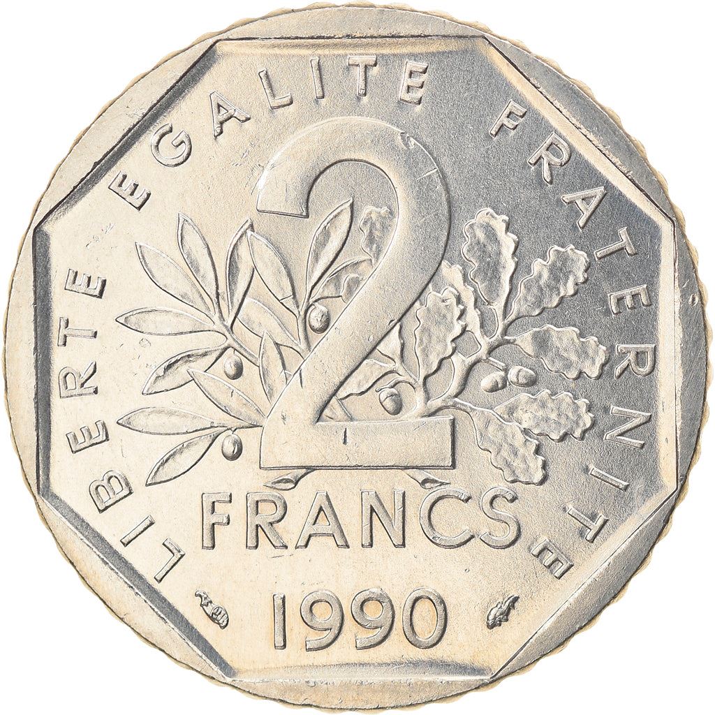 French Coin 2 Francs | KM942.1 | France | 1977 - 2001