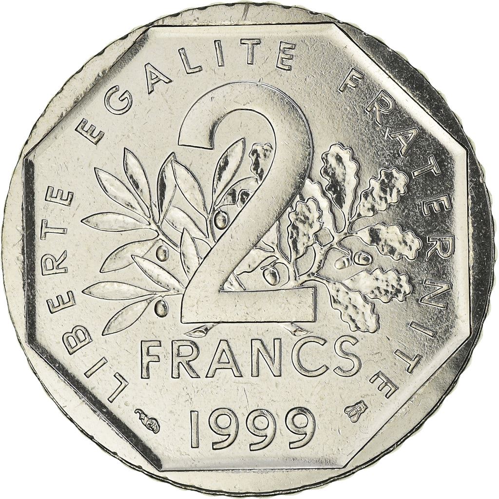 French Coin 2 Francs | KM942.1 | France | 1977 - 2001