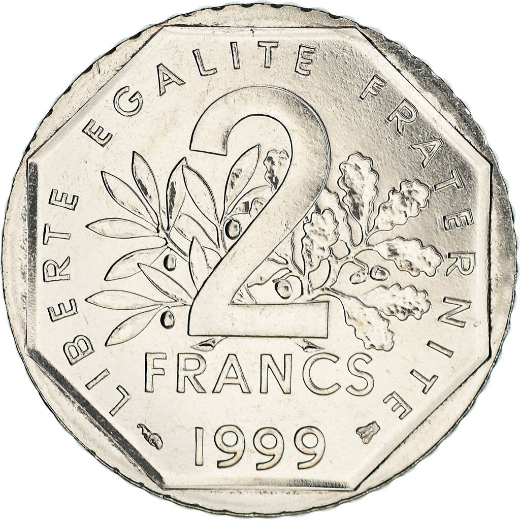 French Coin 2 Francs | KM942.1 | France | 1977 - 2001