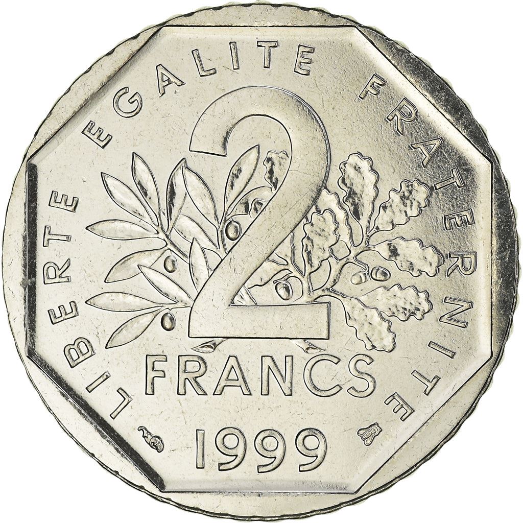 French Coin 2 Francs | KM942.1 | France | 1977 - 2001