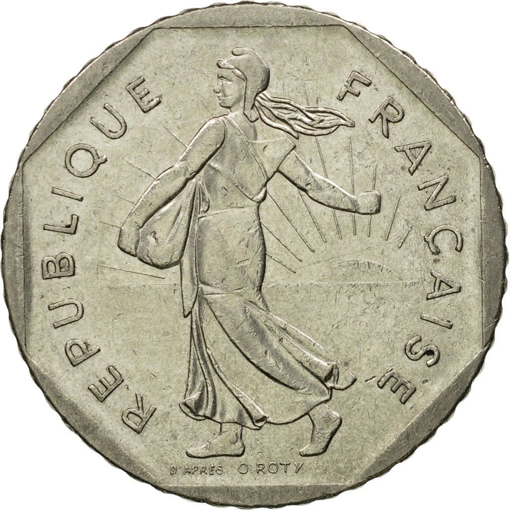 French Coin 2 Francs | KM942.1 | France | 1977 - 2001