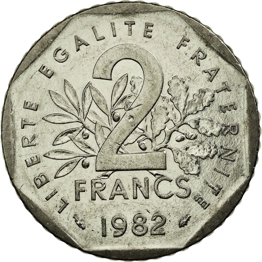 French Coin 2 Francs | KM942.1 | France | 1977 - 2001