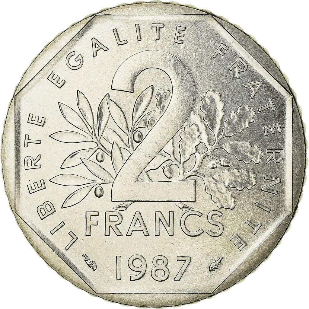 French Coin 2 Francs | KM942.1 | France | 1977 - 2001