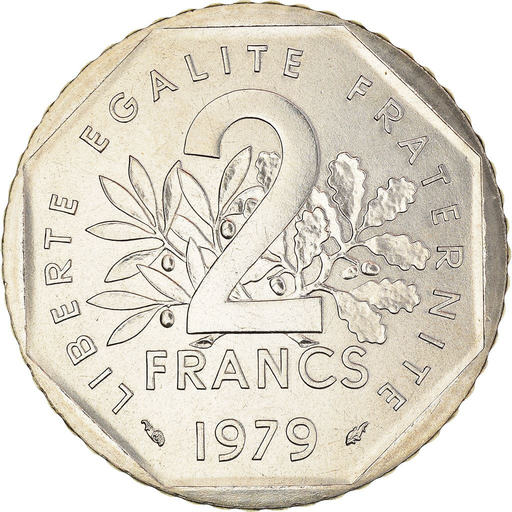 French Coin 2 Francs | KM942.1 | France | 1977 - 2001