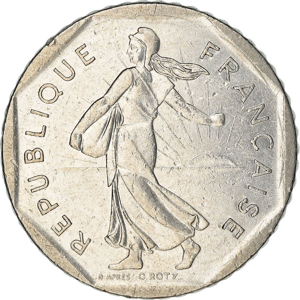 French Coin 2 Francs | KM942.1 | France | 1977 - 2001