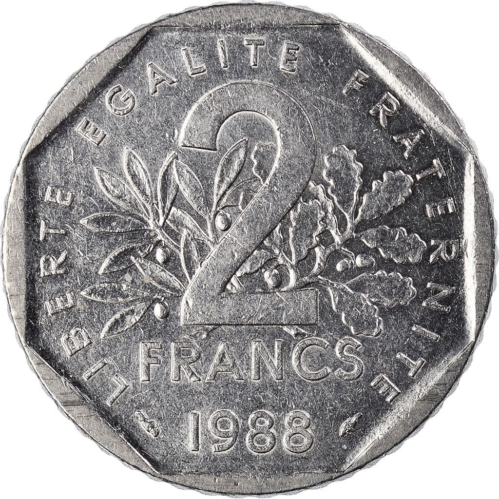 French Coin 2 Francs | KM942.1 | France | 1977 - 2001