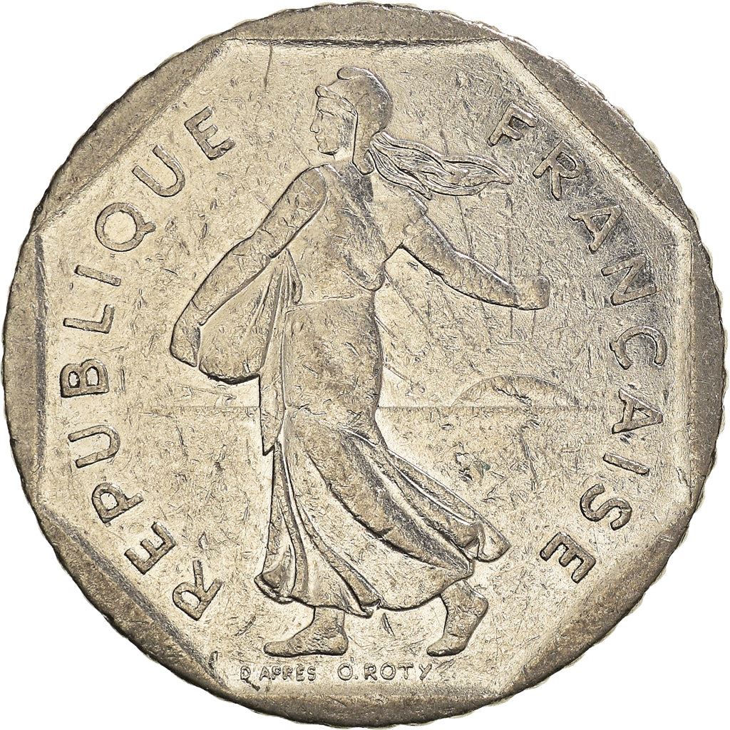 French Coin 2 Francs | KM942.1 | France | 1977 - 2001