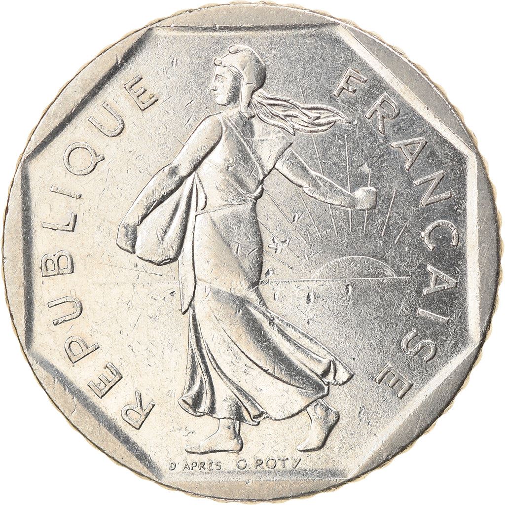 French Coin 2 Francs | KM942.1 | France | 1977 - 2001