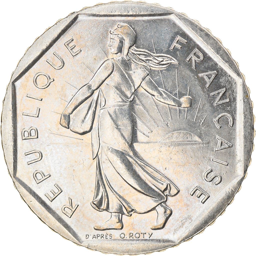 French Coin 2 Francs | KM942.1 | France | 1977 - 2001