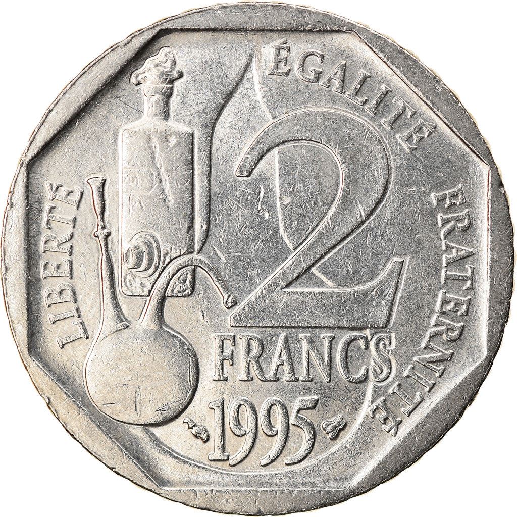 French Coin 2 Francs | Louis Pasteur | KM1119 | France | 1995