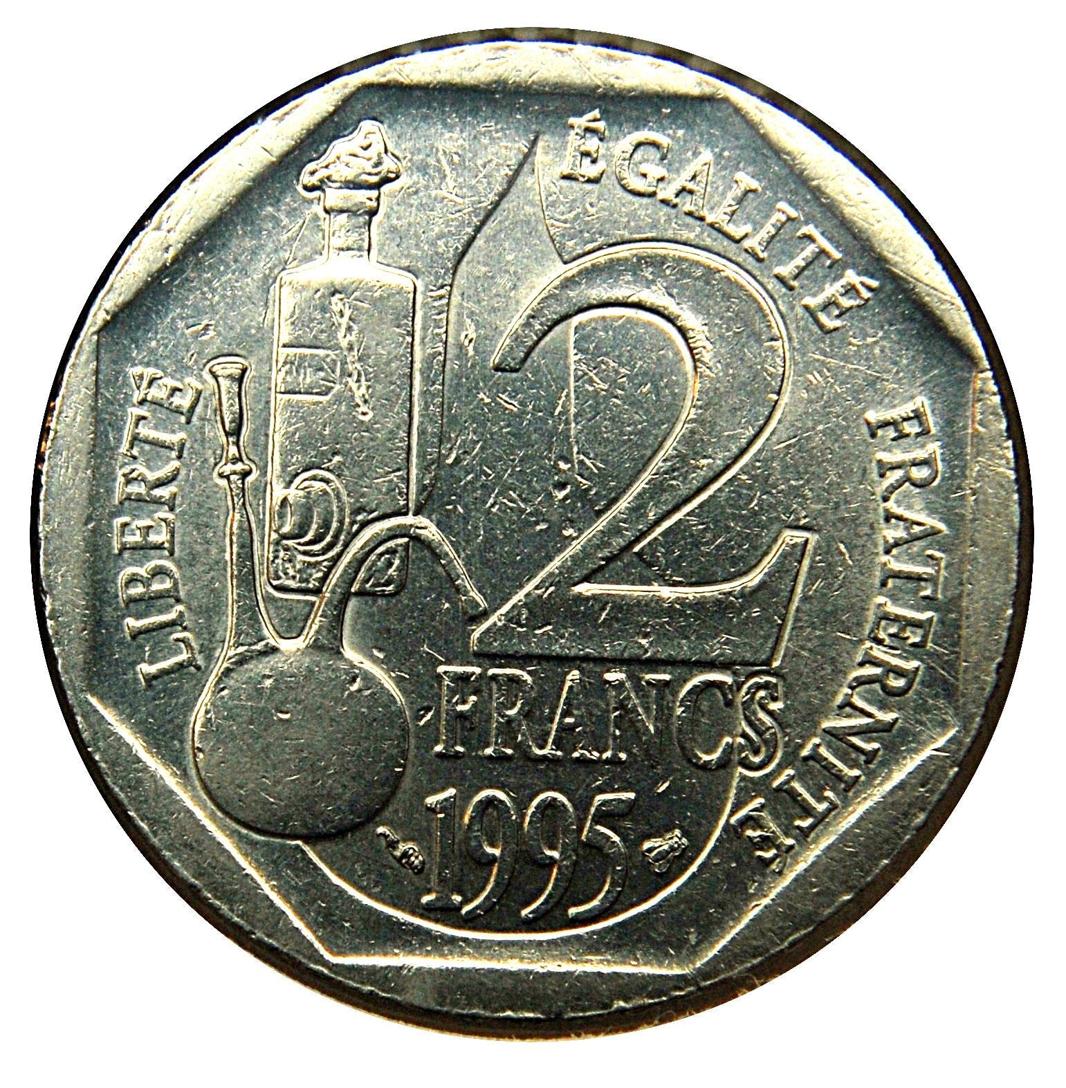 French Coin 2 Francs | Louis Pasteur | KM1119 | France | 1995