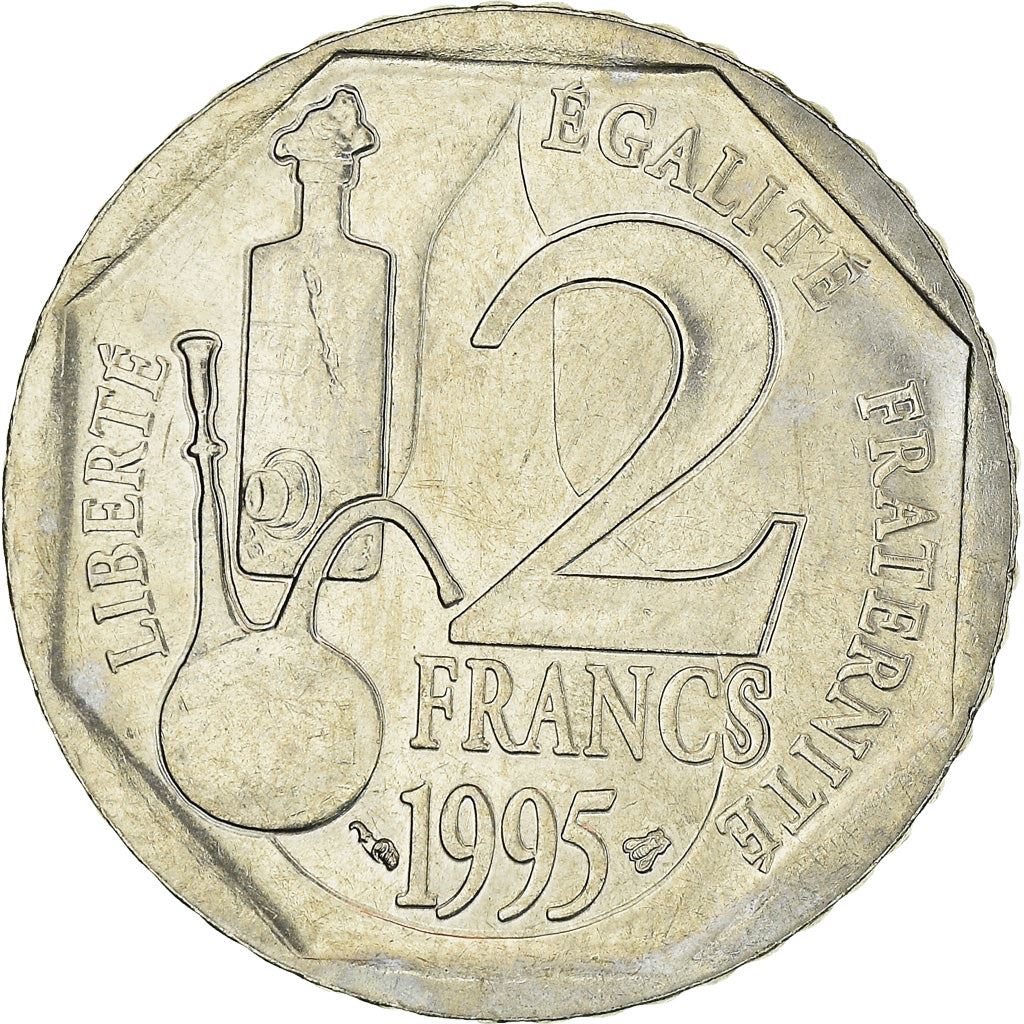 French Coin 2 Francs | Louis Pasteur | KM1119 | France | 1995