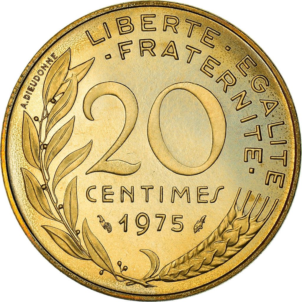 French Coin 20 Centimes | KM930 | France | 1962 - 2001