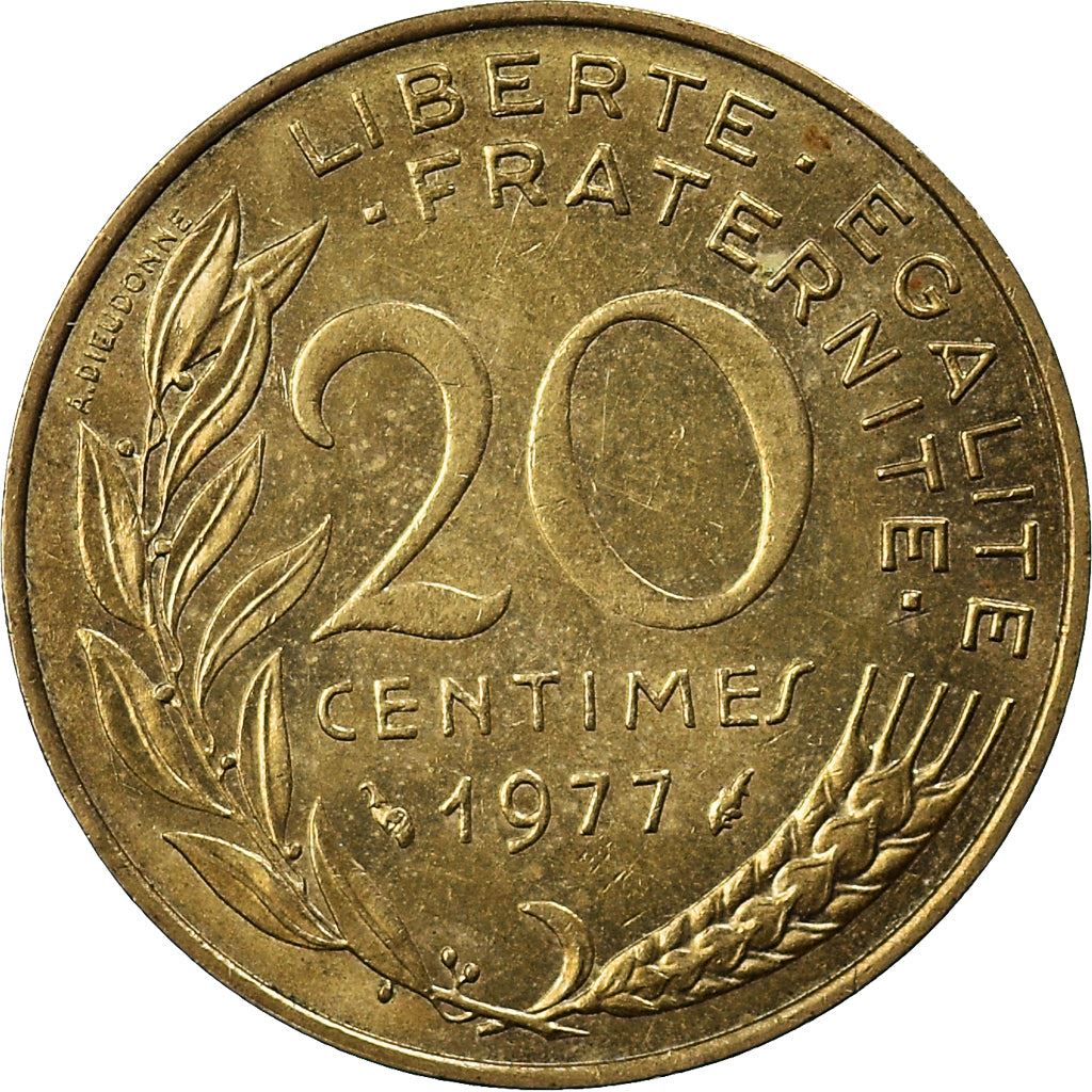 French Coin 20 Centimes | KM930 | France | 1962 - 2001