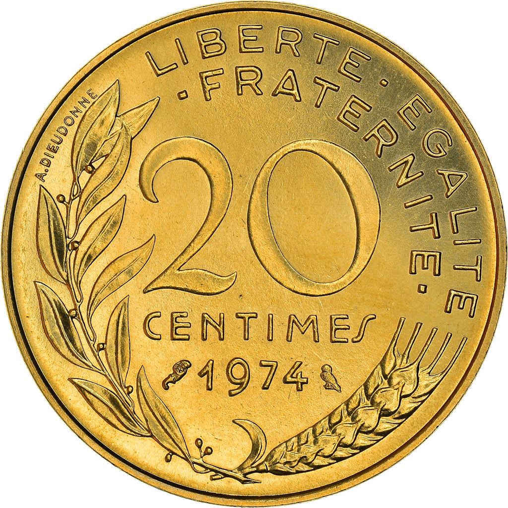 French Coin 20 Centimes | KM930 | France | 1962 - 2001