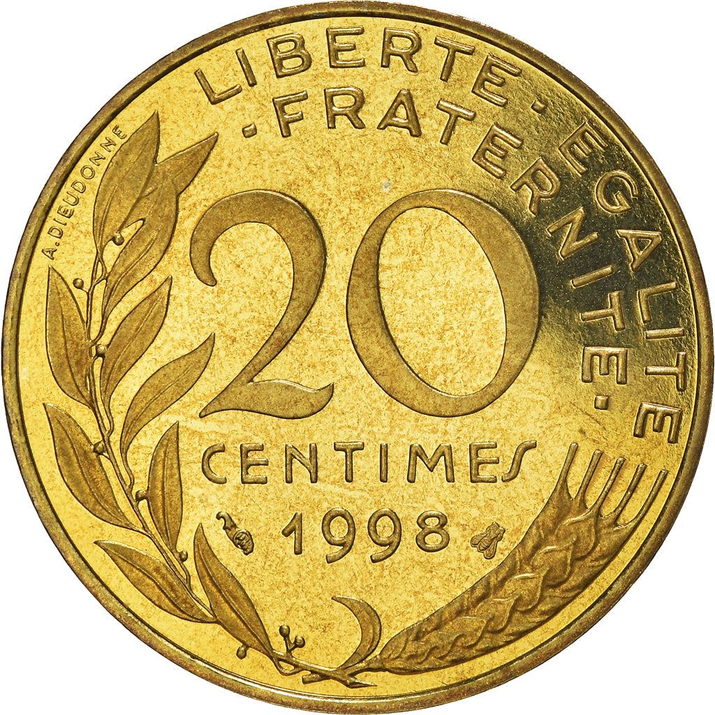 French Coin 20 Centimes | KM930 | France | 1962 - 2001