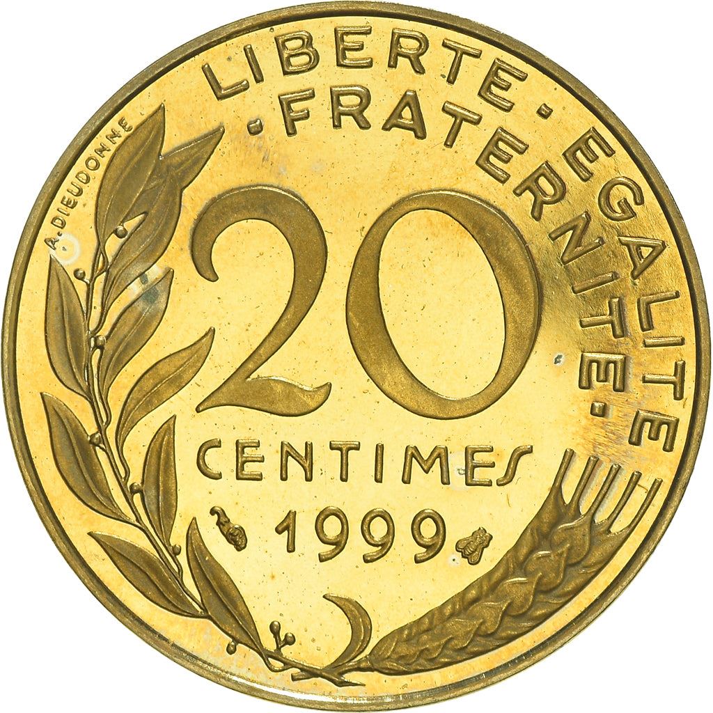 French Coin 20 Centimes | KM930 | France | 1962 - 2001