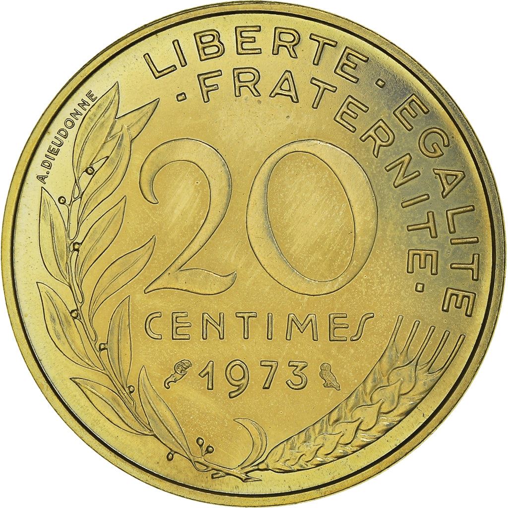 French Coin 20 Centimes | KM930 | France | 1962 - 2001