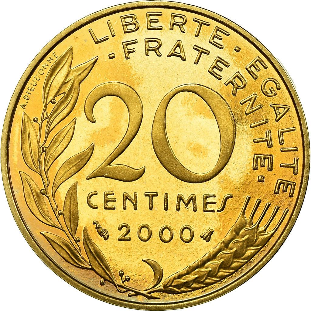 French Coin 20 Centimes | KM930 | France | 1962 - 2001