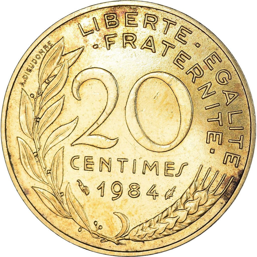 French Coin 20 Centimes | KM930 | France | 1962 - 2001