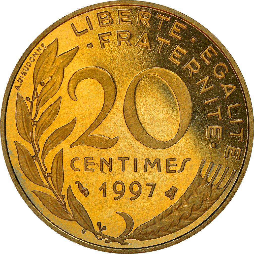 French Coin 20 Centimes | KM930 | France | 1962 - 2001