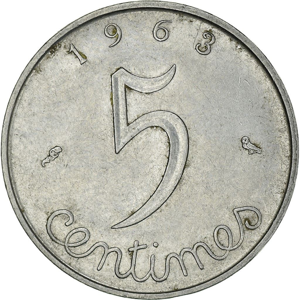 French Coin 5 Centimes | KM927 | France | 1960 - 1964