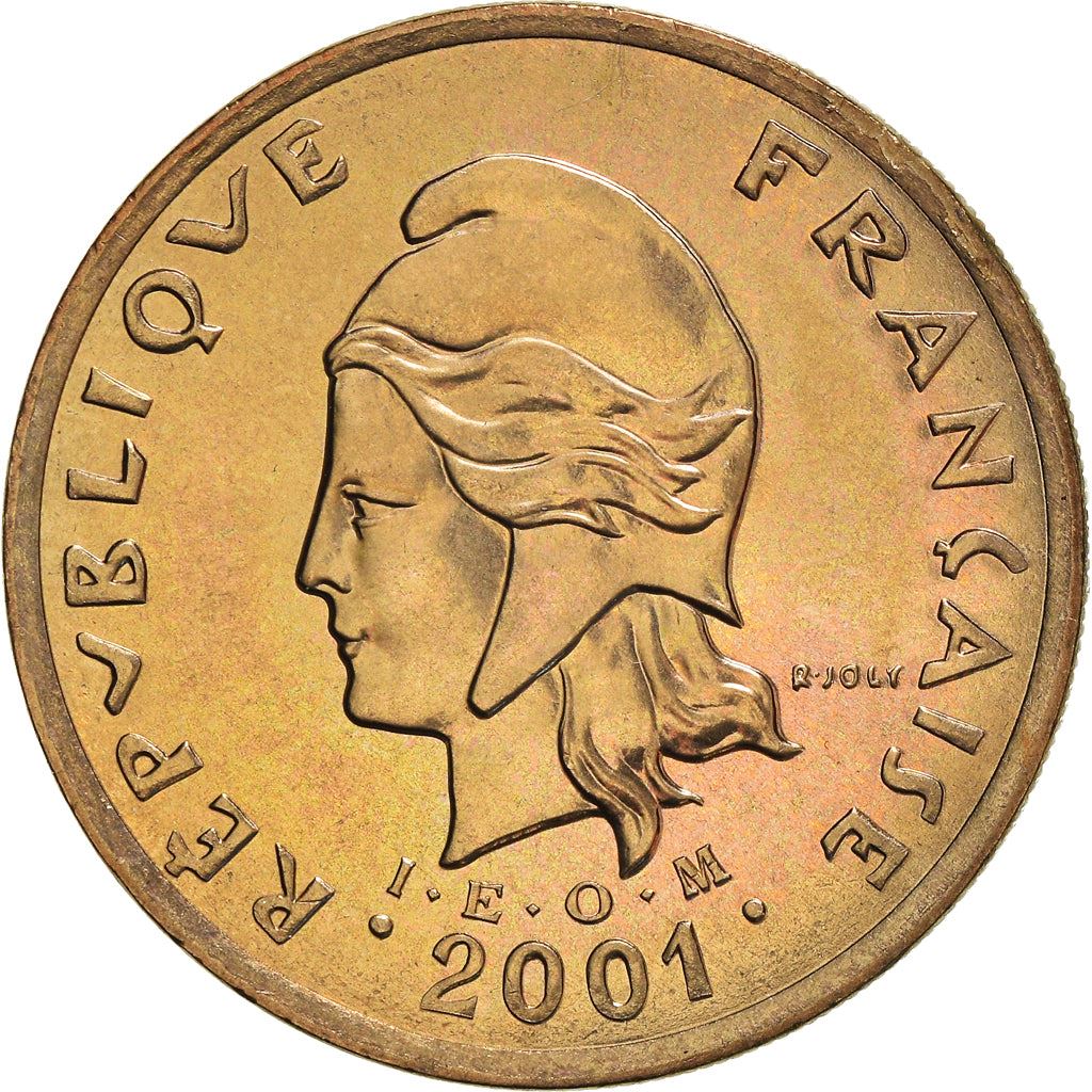 French Polynesia Coin French Polynesian 100 Francs | Marianne | Phrygian Cap | Moorea Harbor | KM14 | 1976 - 2005