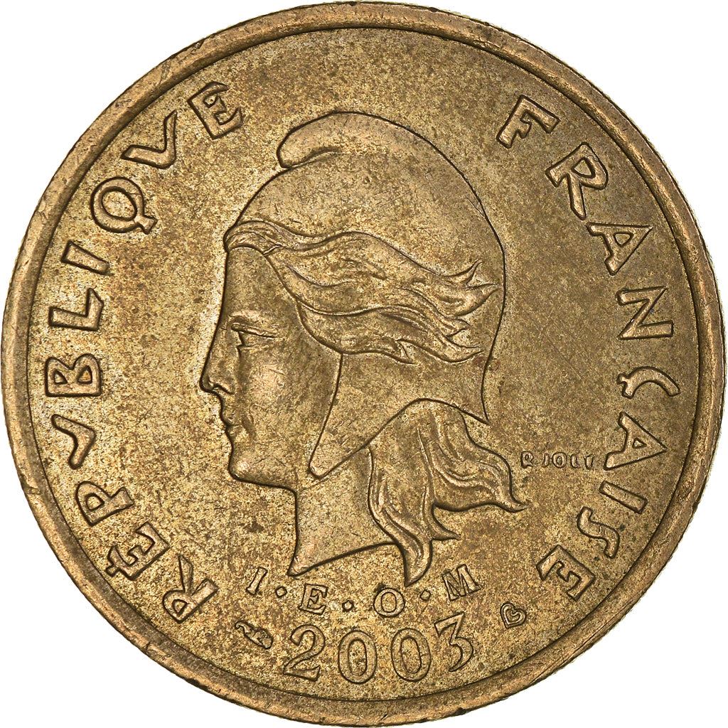 French Polynesia Coin French Polynesian 100 Francs | Marianne | Phrygian Cap | Moorea Harbor | KM14 | 1976 - 2005