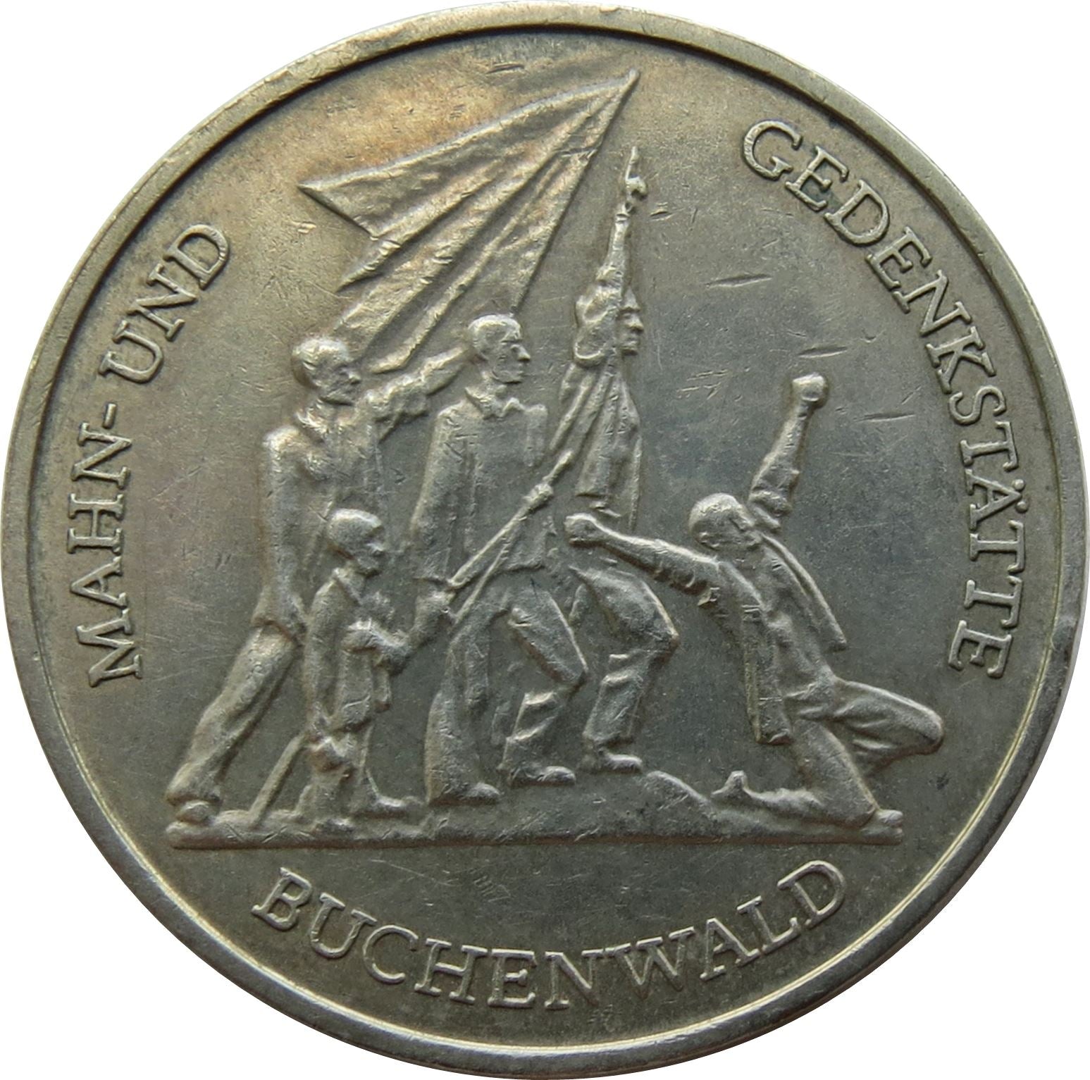 German Democratic Republic 10 Mark Coin | Buchenwald Memorial | KM38 | 1972