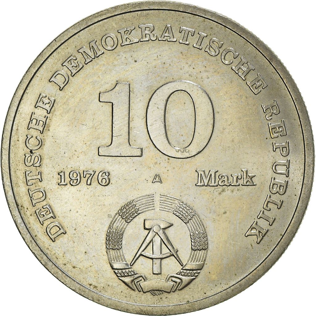 German Democratic Republic 10 Mark Coin | National Army | KM61 | 1976