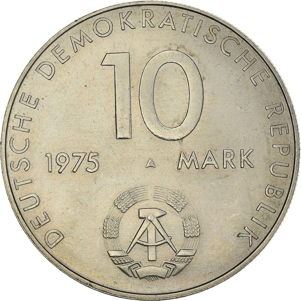 German Democratic Republic 10 Mark Coin | Warsaw Pact | KM58 | 1975