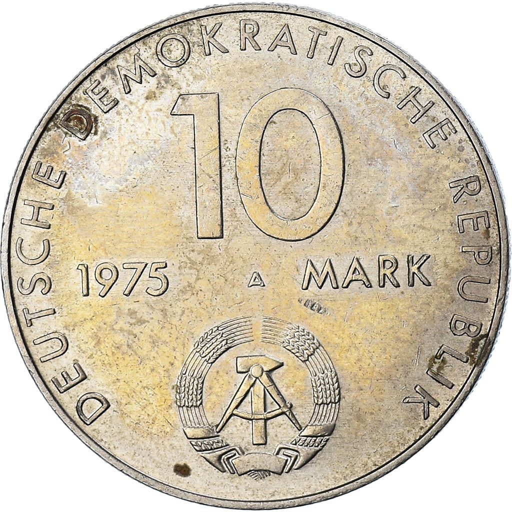 German Democratic Republic 10 Mark Coin | Warsaw Pact | KM58 | 1975