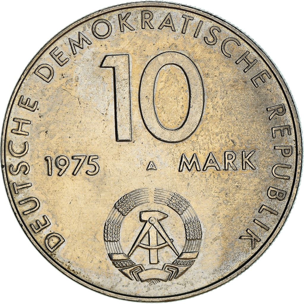 German Democratic Republic 10 Mark Coin | Warsaw Pact | KM58 | 1975