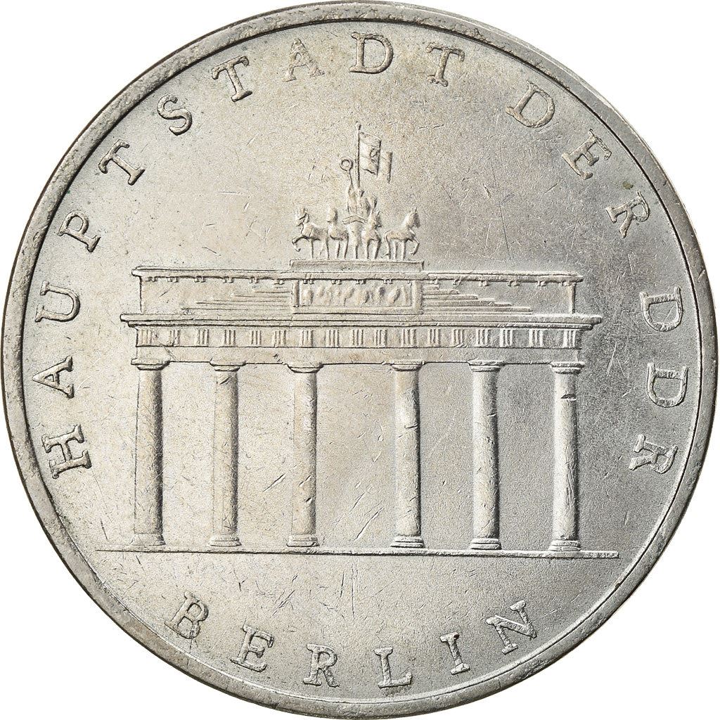 German Democratic Republic 5 Mark Coin | Brandenburg Gate | KM29 | 1971 - 1990