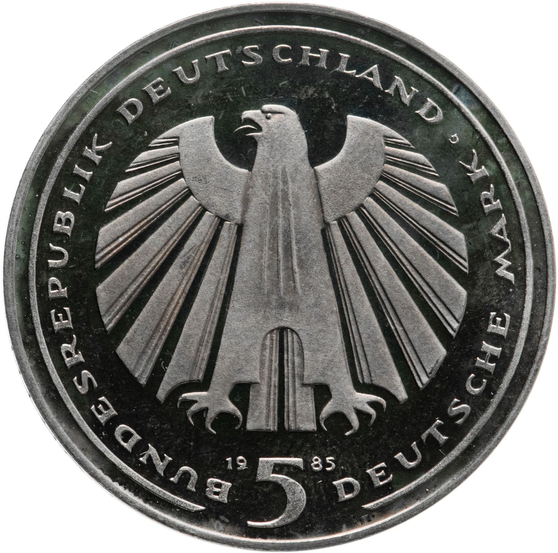 German Democratic Republic 5 Mark Coin | Brandenburg Gate | KM29 | 1971 - 1990