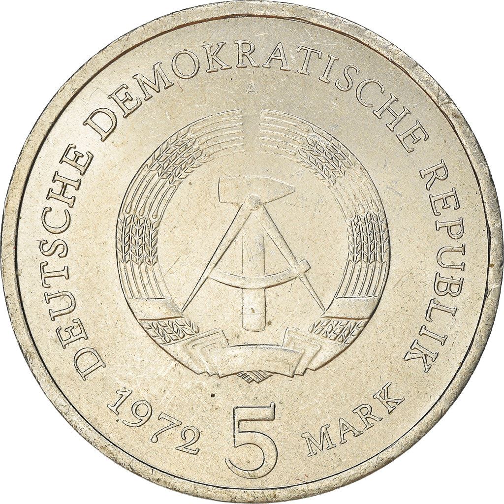 German Democratic Republic 5 Mark Coin | Meissen City | KM37 | 1972 - 1983