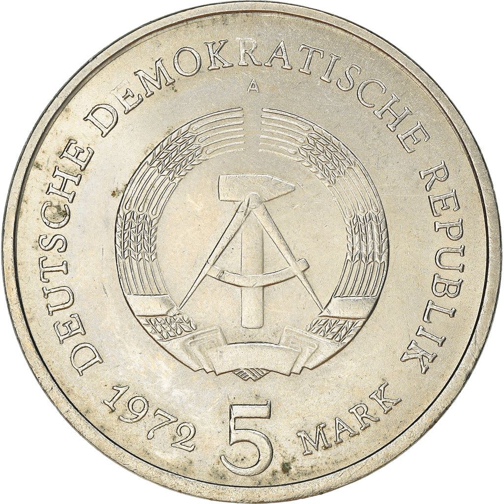 German Democratic Republic 5 Mark Coin | Meissen City | KM37 | 1972 - 1983