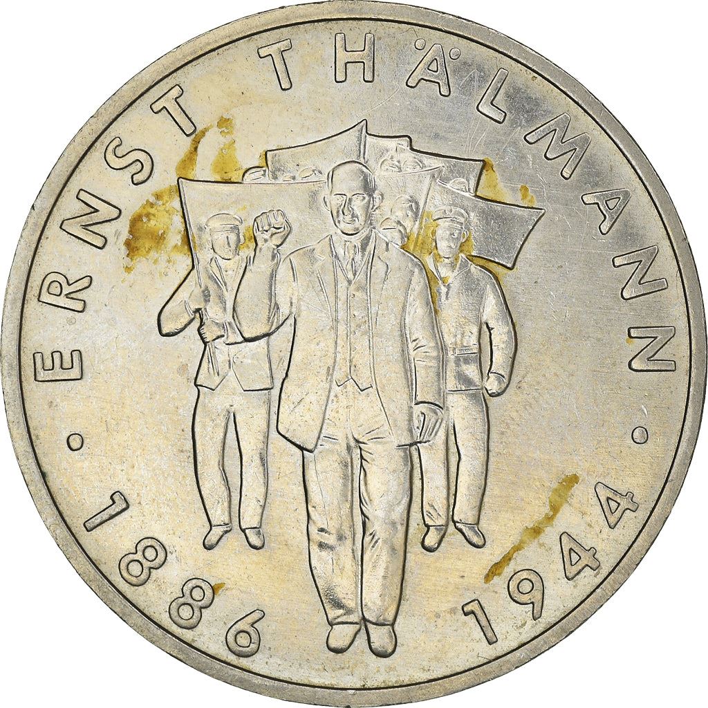 German Democratic Republic Coin Germany 10 Mark | Ernst Thälmann | KM109 | 1986