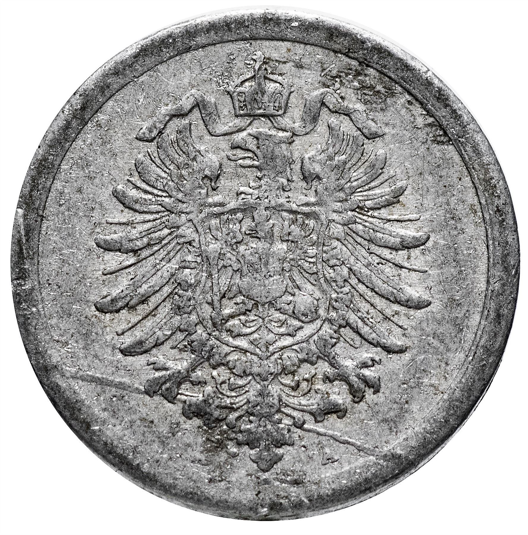 German Empire 1 Pfennig Coin | Deutsches Reich | Wilhelm II | Type 1 | KM24 | 1916 - 1918