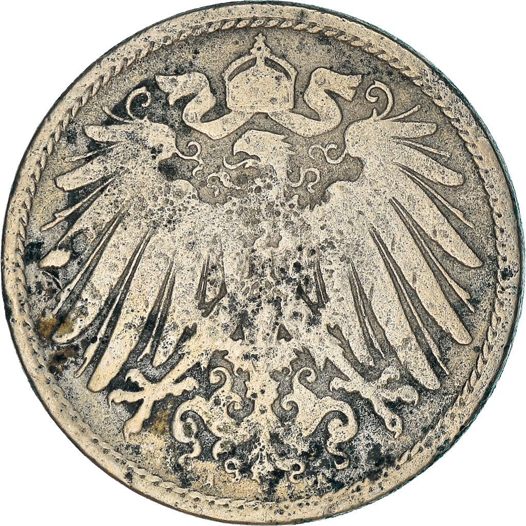 German Empire 10 Pfennig Coin | Deutsches Reich | Wilhelm II | Type 2 | KM12 1890 - 1916