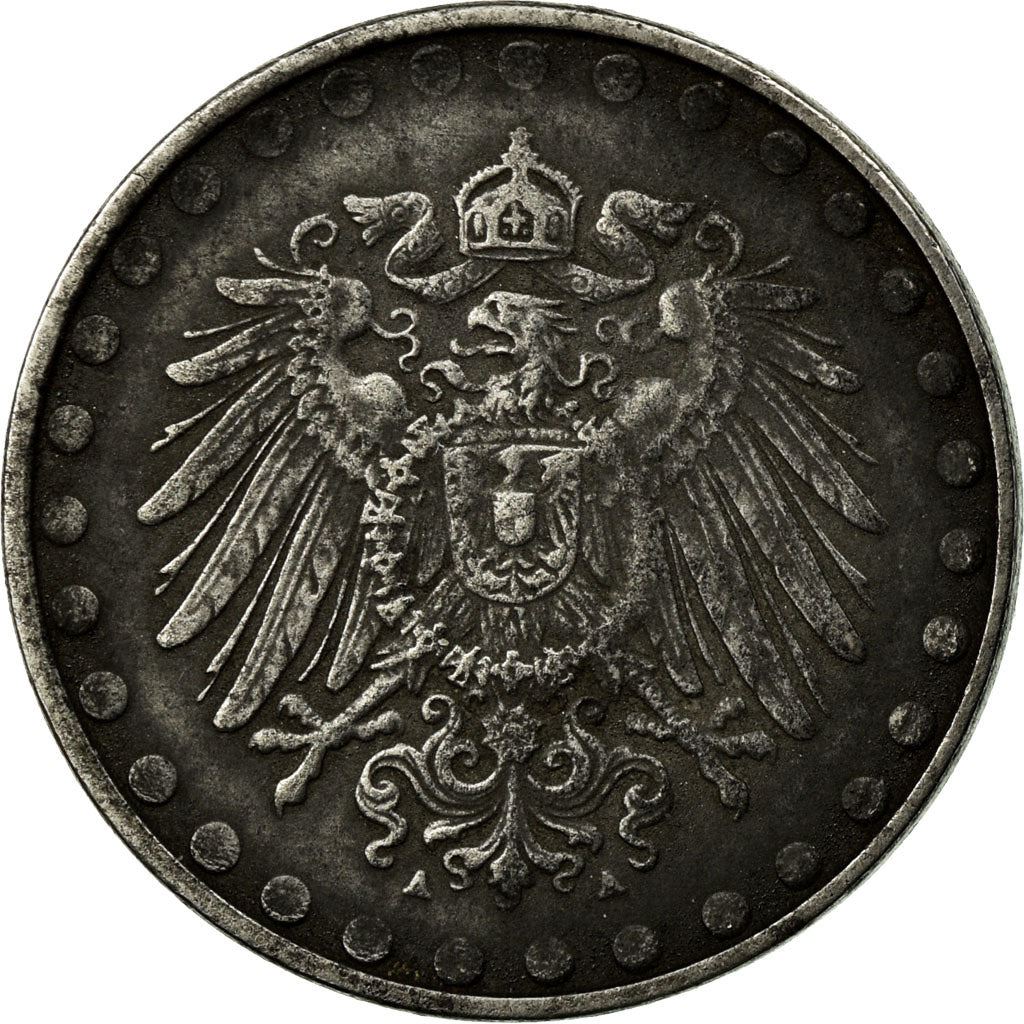 German Empire 10 Pfennig Coin | Deutsches Reich | Wilhelm II | Type 2 | KM20 | 1916 - 1922