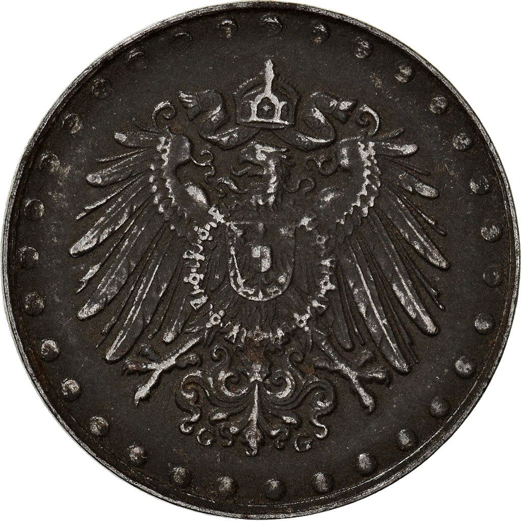 German Empire 10 Pfennig Coin | Deutsches Reich | Wilhelm II | Type 2 | KM20 | 1916 - 1922