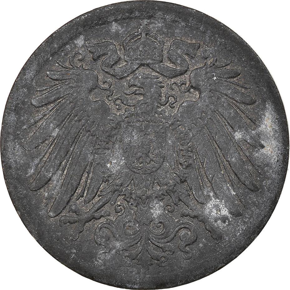 German Empire 10 Pfennig Coin | Deutsches Reich | Wilhelm II | Type 2 | KM26 | 1917 - 1922