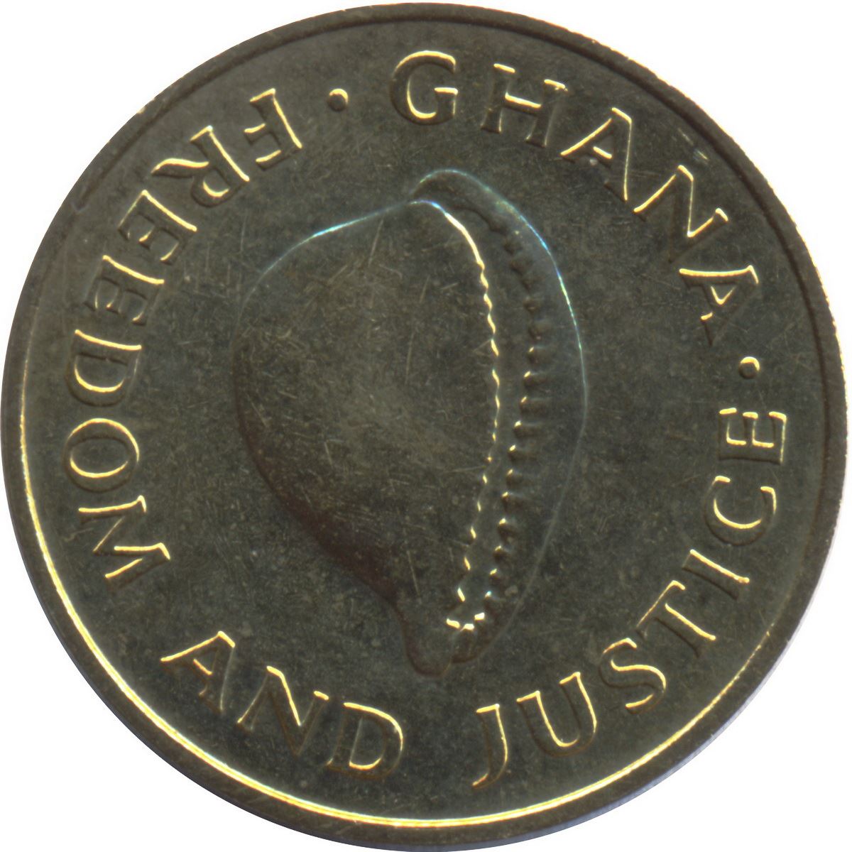 Ghana 1 Cedi Coin | round | KM25 | 1984