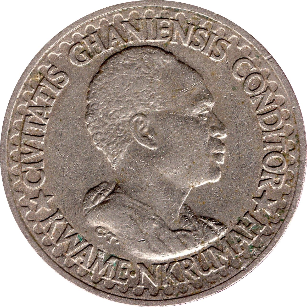 Ghana 25 Pesewas Coin | KM10 | 1965