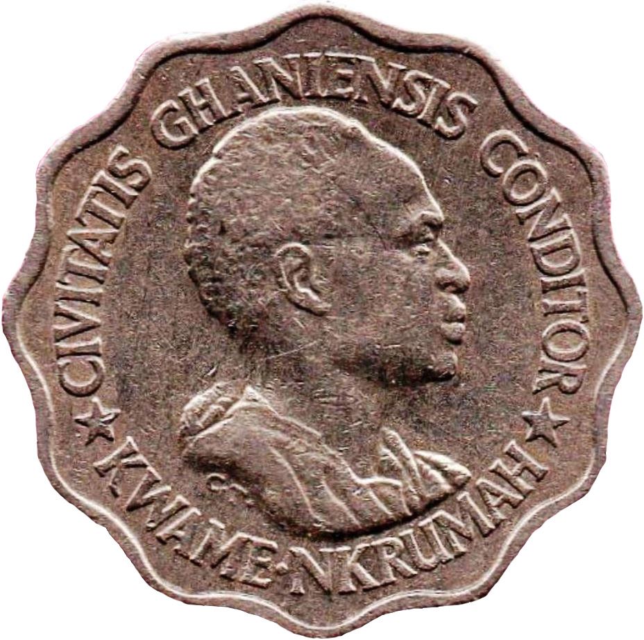 Ghana 5 Pesewas Coin | KM8 | 1965