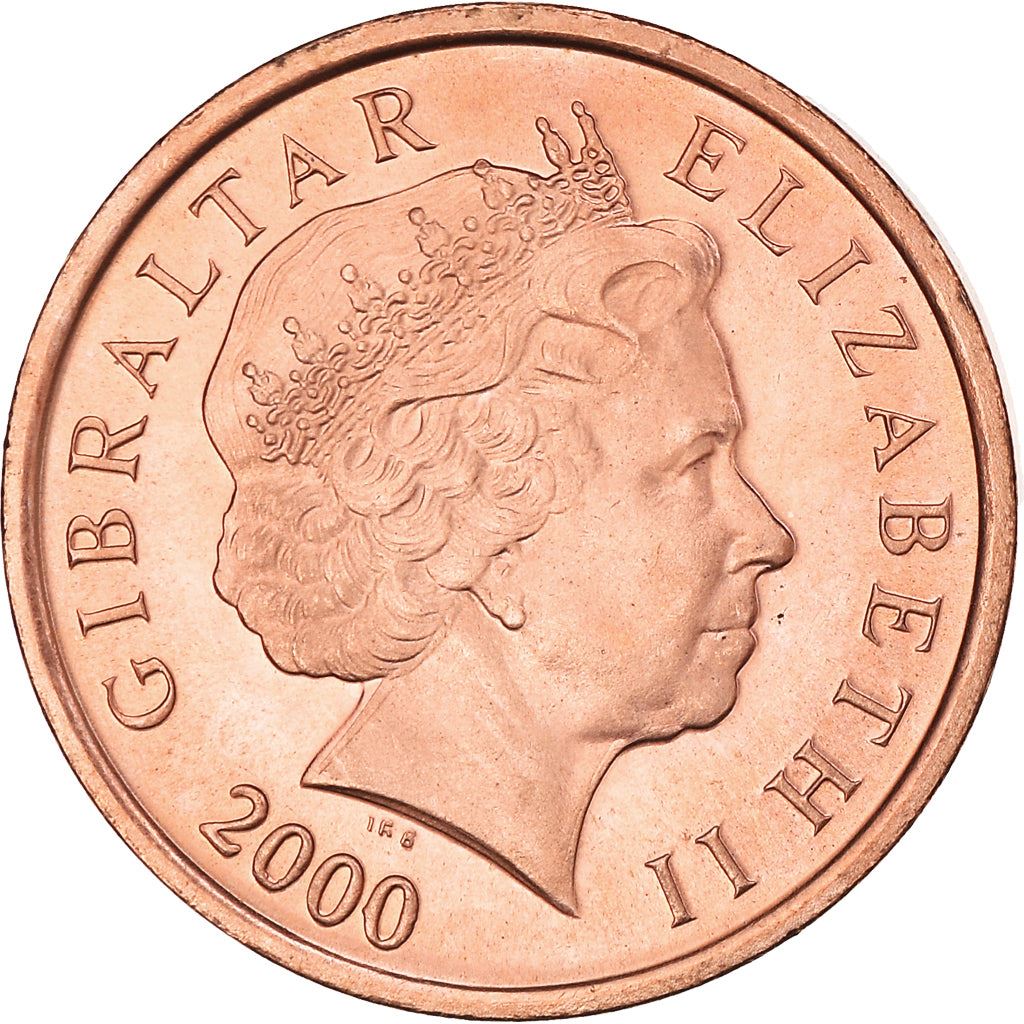 Gibraltar | 1 Penny | Queen Elizabeth II | Barbary Partridge | KM773 | 1998 - 2003