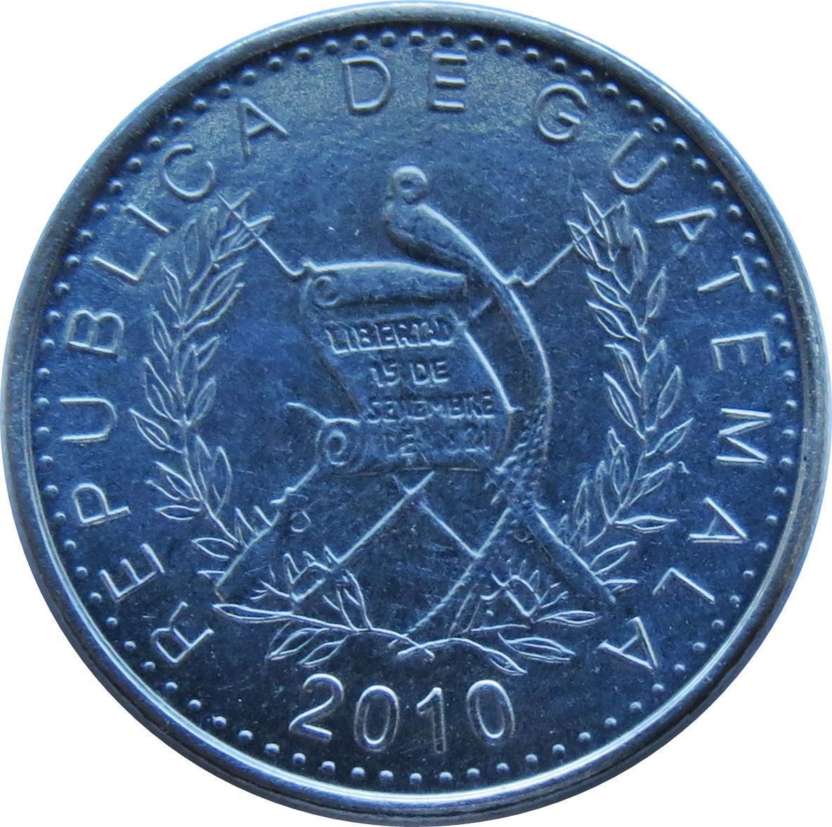 Guatemala 5 Centavos, 2009-2016